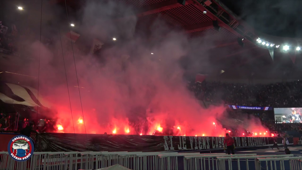 PSG - LYON : Craquage + Tifo (19/09/2021)Collectif Ultras Paris