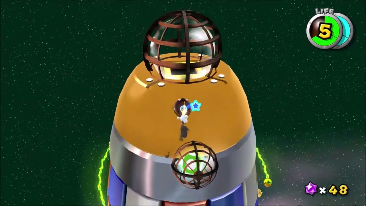 Let's Play Super Mario Galaxy Part 19 - on the Topmaniac Boss