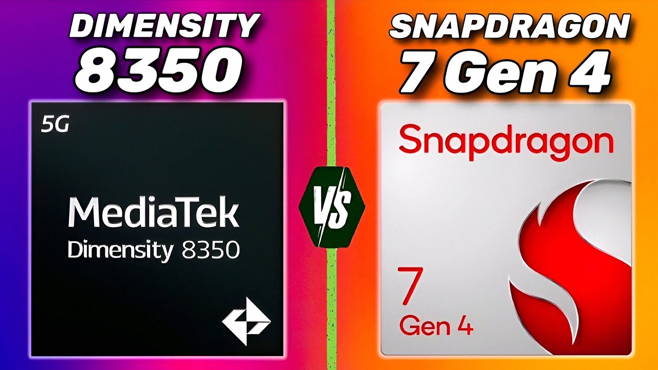 Dimensity 8350 vs Snapdragon 7 Gen 4 – Midrange Chipset Battle!