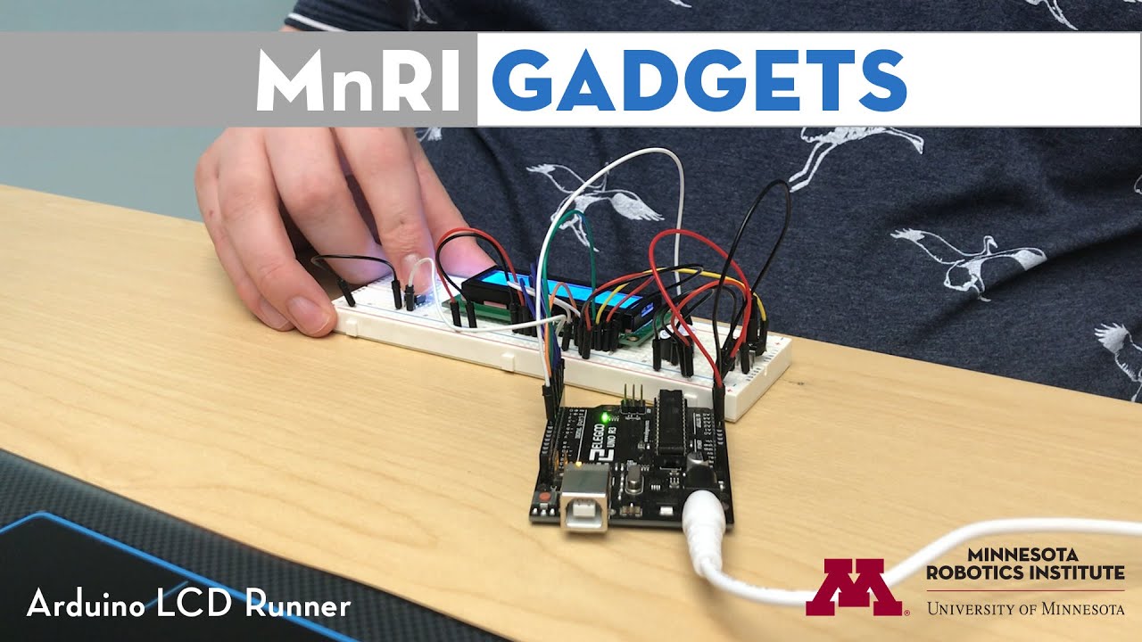 Arduino LCD Runner Game Build Tutorial | MnRI Gadgets