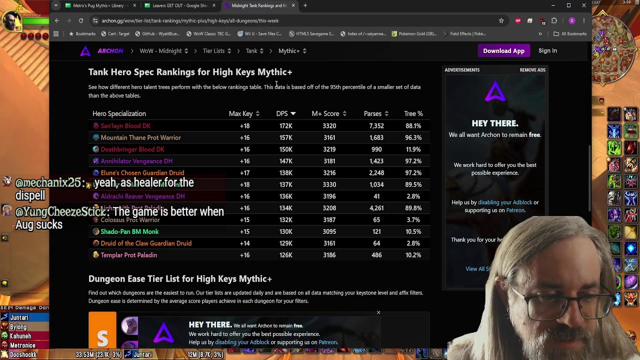 Season 2 Mythic+ Pugging Keys - Blood Death Knight POV