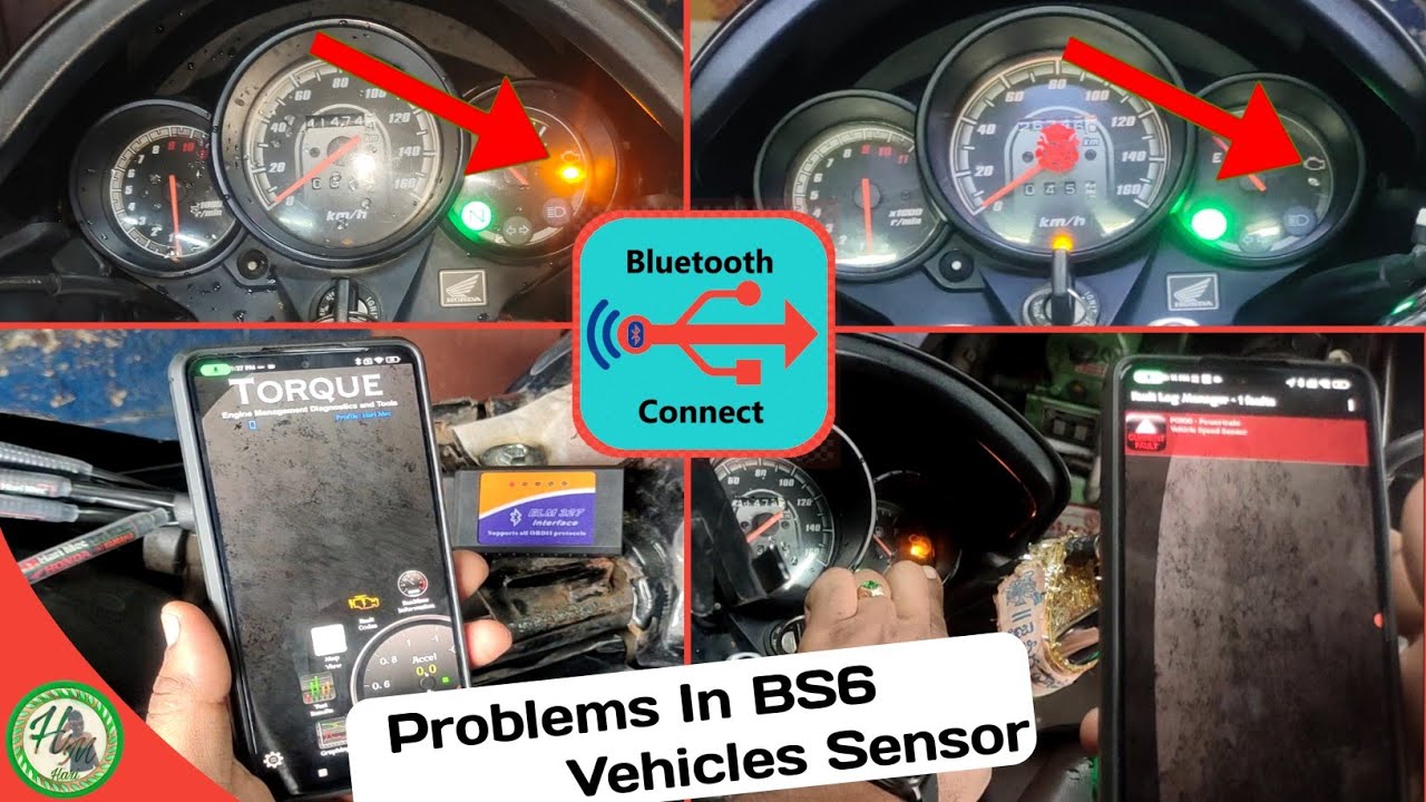 How To Find And Rectify's BS6 Vehicle Sensor Problem In Telugu||Hari Mec