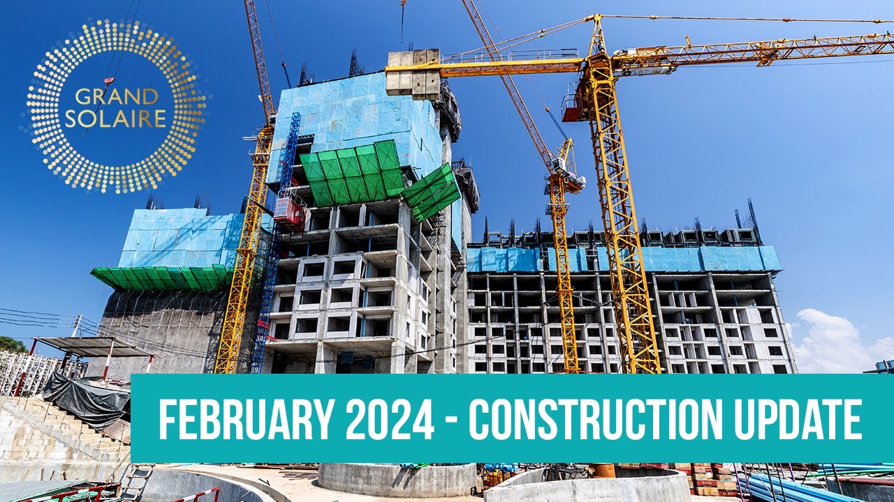 February/2024 - Construction update of project - Grand Solaire, Pattaya, Thailand