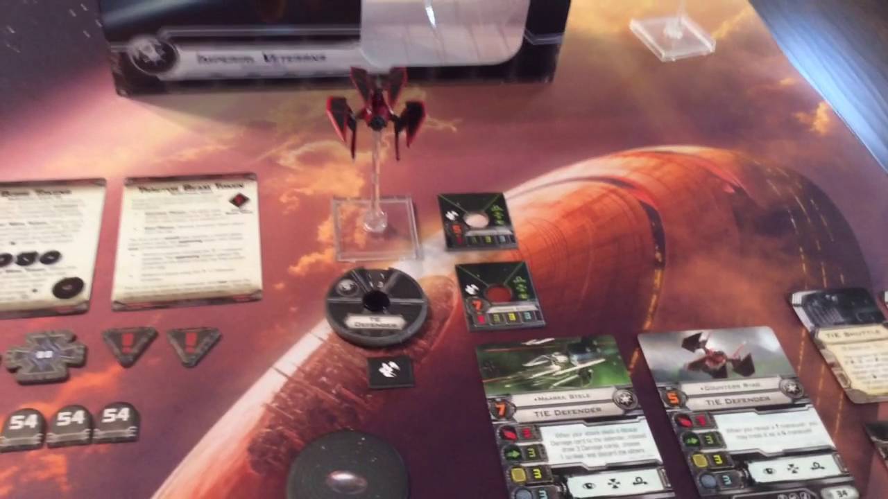 Star Wars X-wing Miniatures Game Part 47 (Imperial Veterans Expansion Contents)