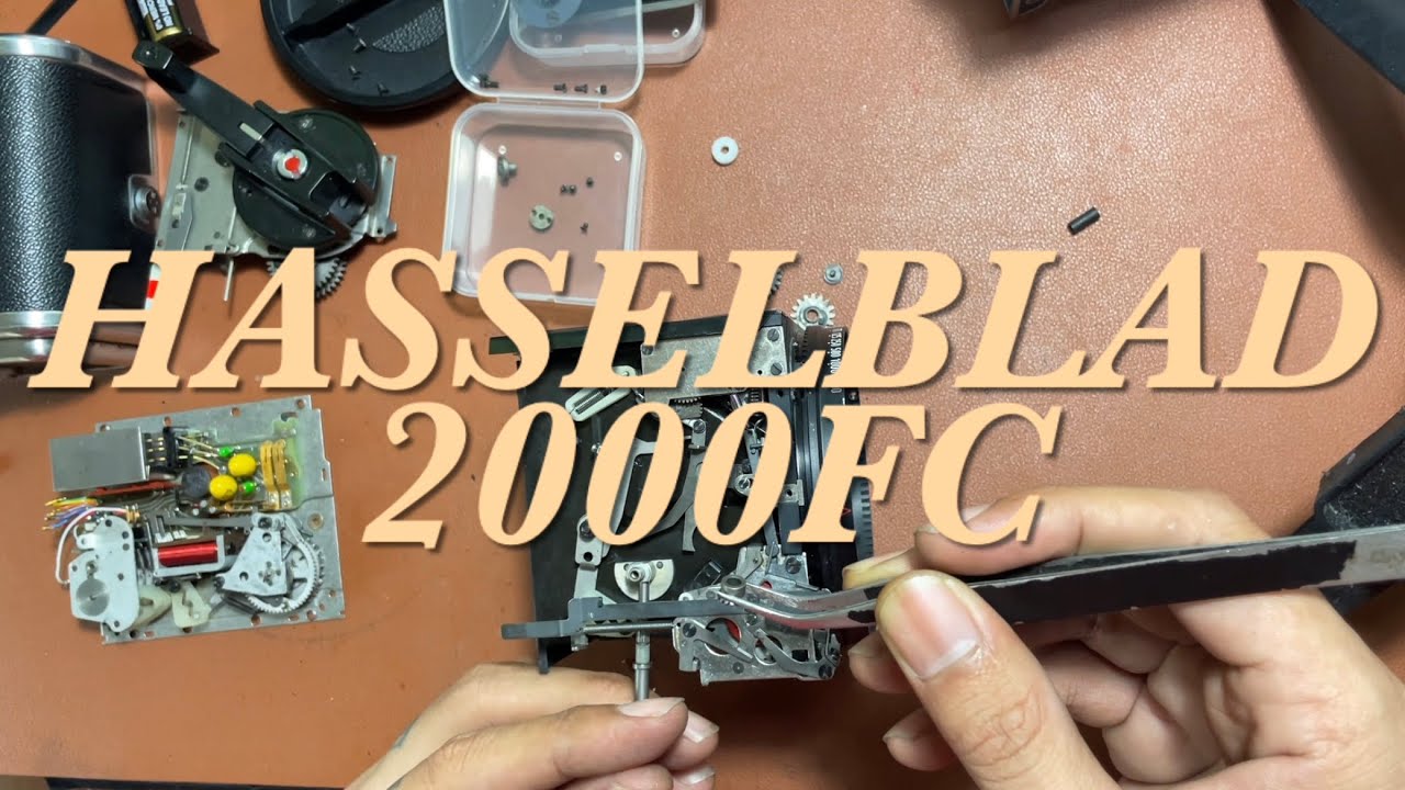 HASSELBLAD 2000FC Change the gear set and set up a new curtain.#hasselblad #hasselblad_camera 