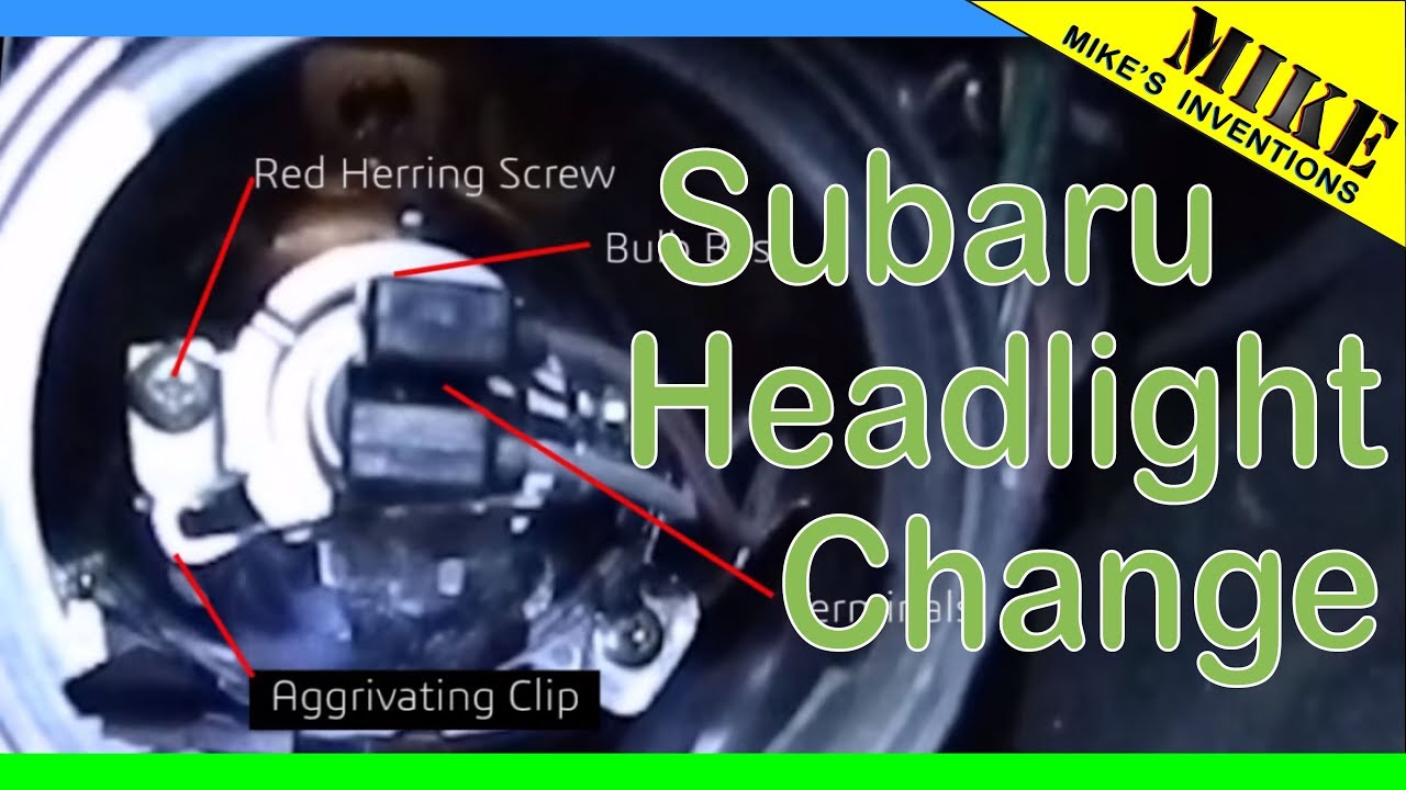 Change a Headlight on a Subaru Tribeca