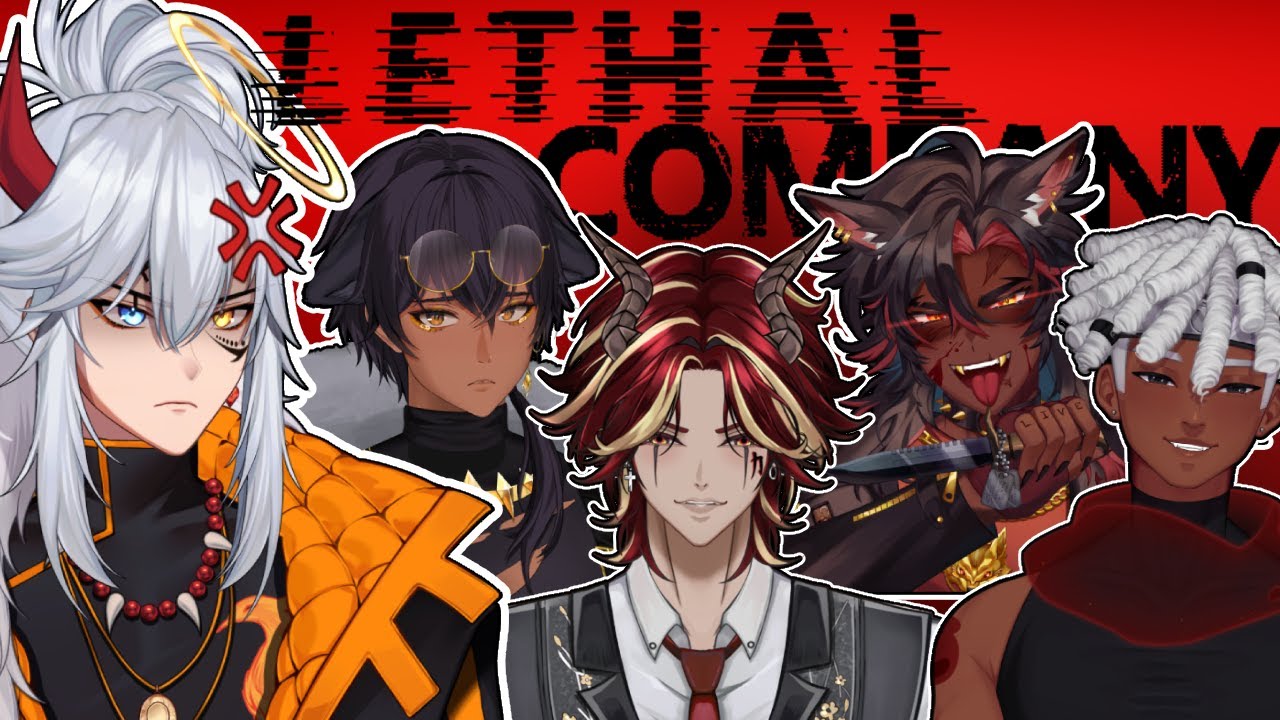 Phoenixx plays LETHAL COMPANY (CROWD CONTROL) ft. Kishin Shinobi, Yami Umai, Abaddon, and Keiseira!