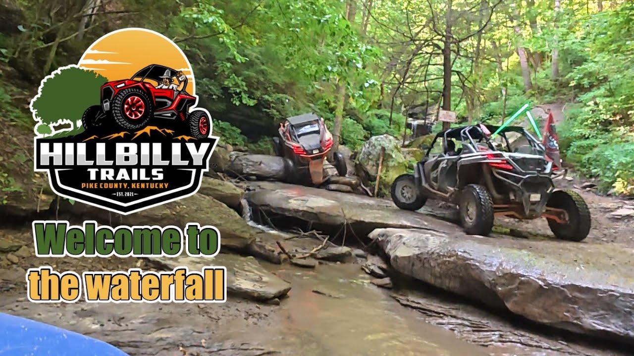 Hillbilly trails / Waterfall / Pike KY / Kong offroad￼ / @RockBottomRiders 