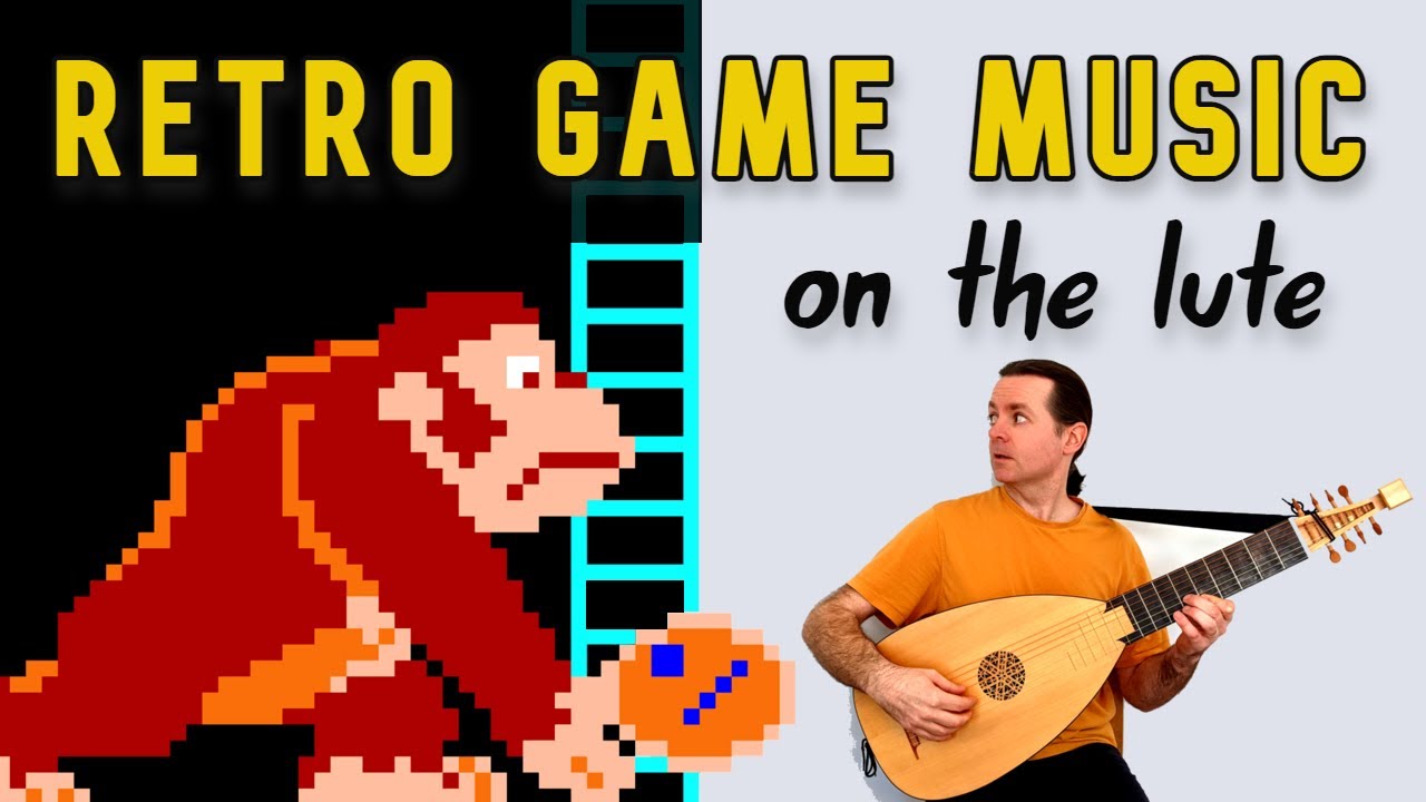 Retro game music with a baroque twist - played on the lute by Chris Hirst