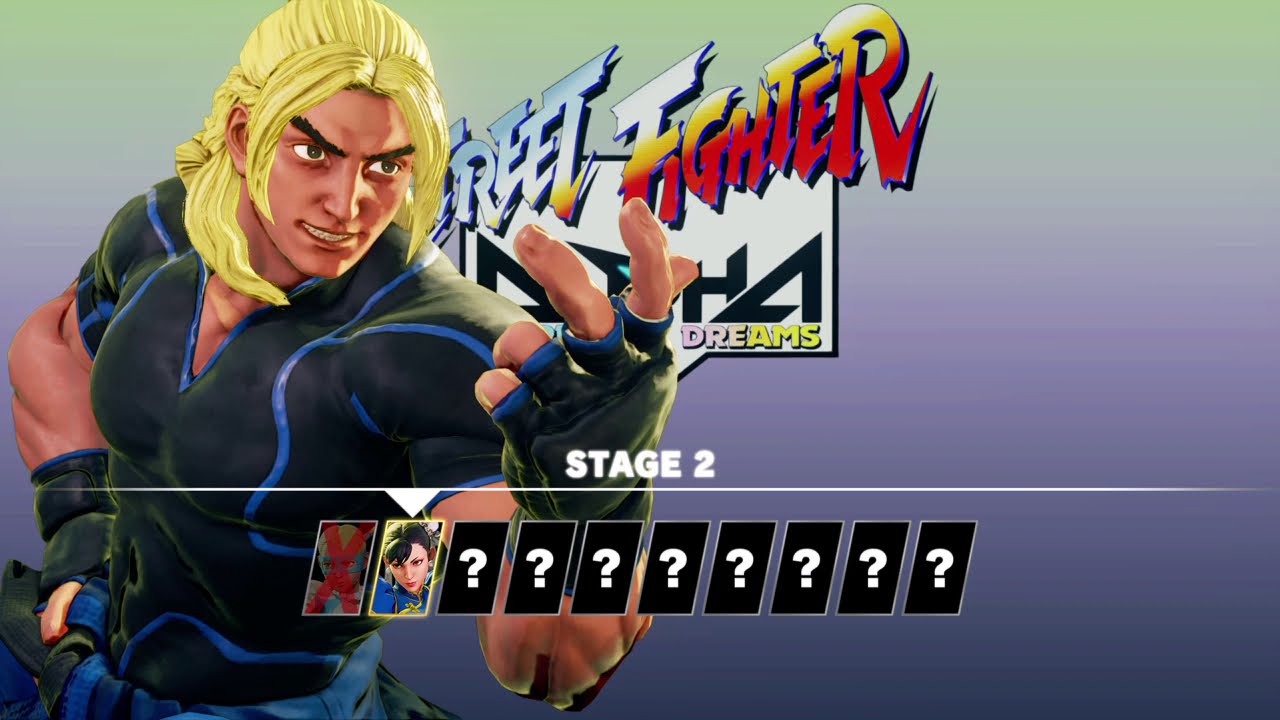SFV AE - Ken Arcade Mode (Full) [Street Fighter Alpha Path] Street Fighter 5 Trial