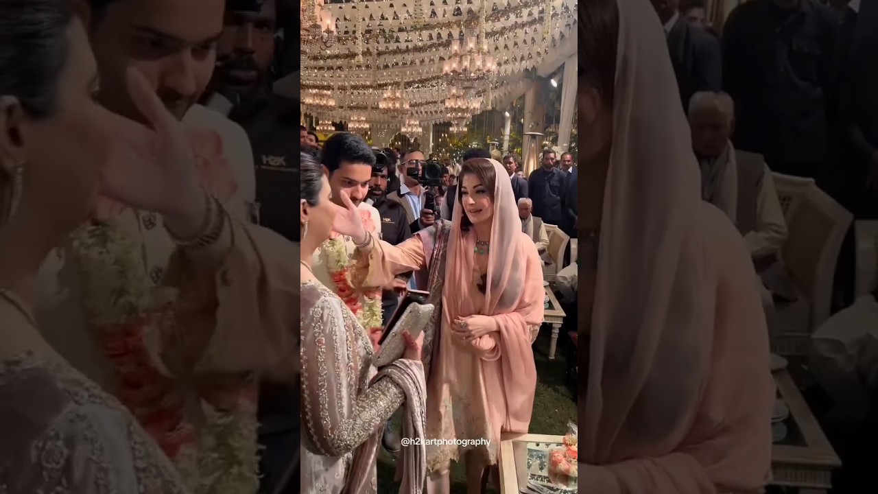 Maryam Nawaz in iffat omer Daughter Wedding #iffatomar #sabahameed #dance #viral #shortsfeed