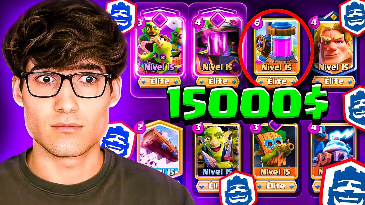😱 EL MAZO DE LOS 15000$ MÁS LOCO DE CLASH ROYALE ¿PODRÉ GANAR?