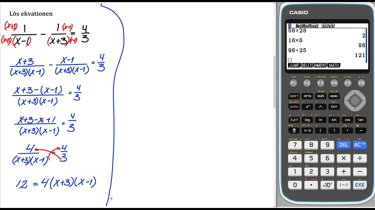 Matematik 5000+ 3bc Uppgift 1355 d för reviderad ämnesplan 2021 v3