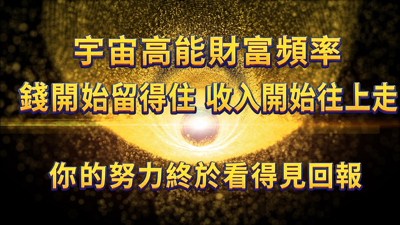 1000%當天靈驗！有史以來最強，宇宙高能財富頻率，金錢與機會瘋狂湧入，吸引財富自動顯化，最直接的潛意識金錢音樂｜吸引力法則 能量音樂 冥想 顯化財富