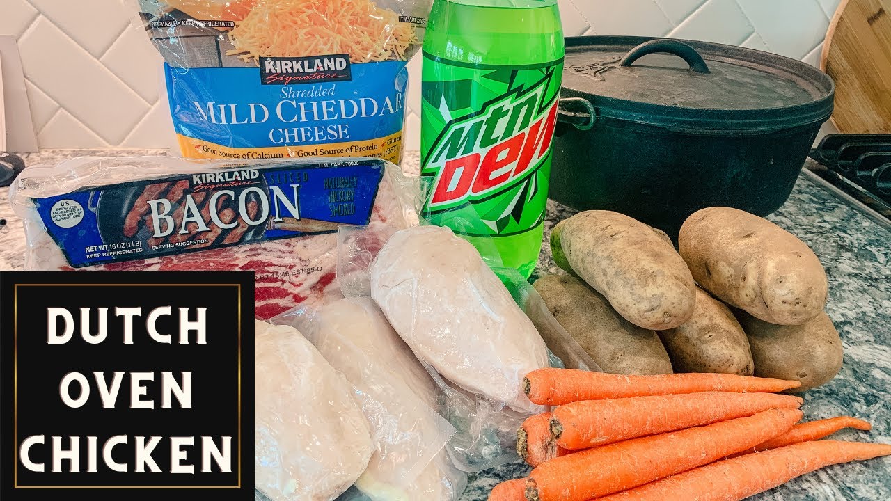 DUTCH OVEN CHICKEN // EASY DINNER RECIPE