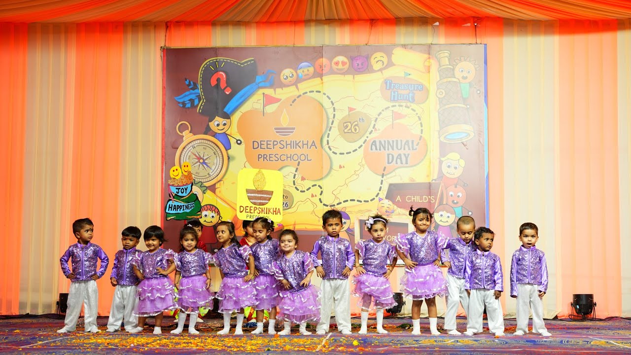 Happy Dance Deepshikha Preschool 26th Annual Day 🥳 Toca Toca I'm so Happy dance Brazil dance