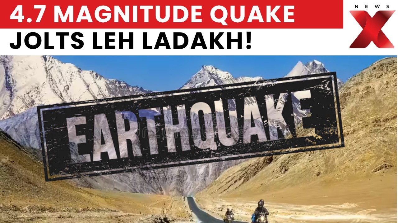 Back To Back Earthquakes Jolt Leh Ladakh Strongest Tremor At 4.7 Magnitude | NewsX