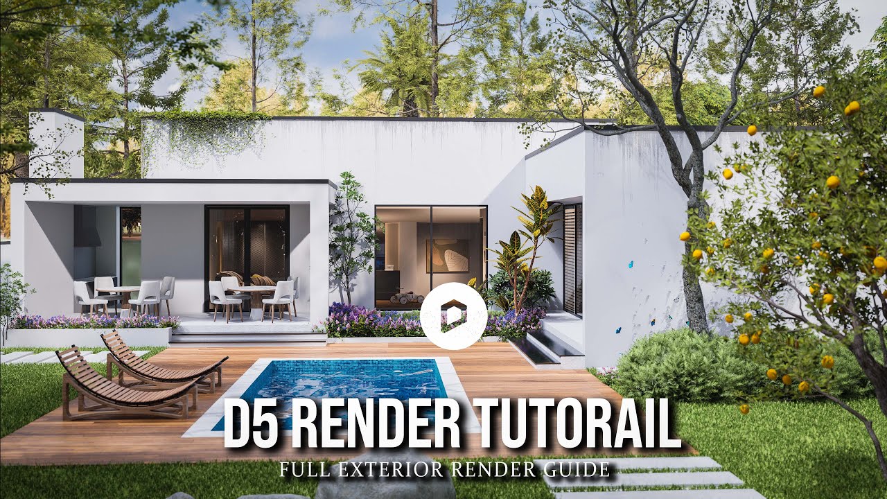 D5 Render Exterior Tutorial | Realistic Renders in Minutes (HINDI/URDU)