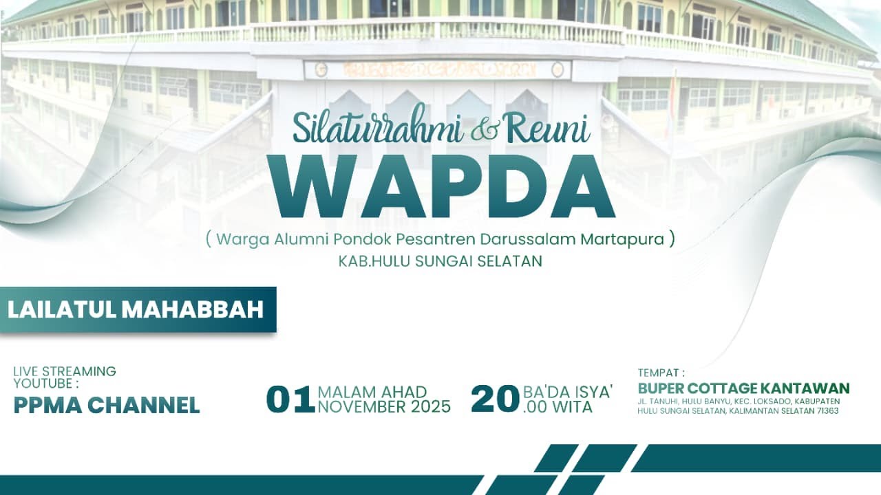 LAILATUL MAHABBAH | SILATURRAHMI & REUNI, WAPDA KAB. HULU SUNGAI SELATAN, 01 NOVEMBER 2025