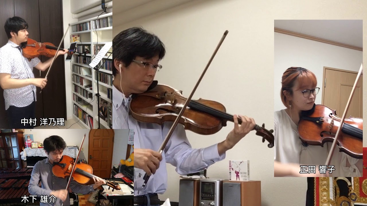 G.P.Telemann‬：Concerto for 4 violas No.2‬ in G major 4th  movement.