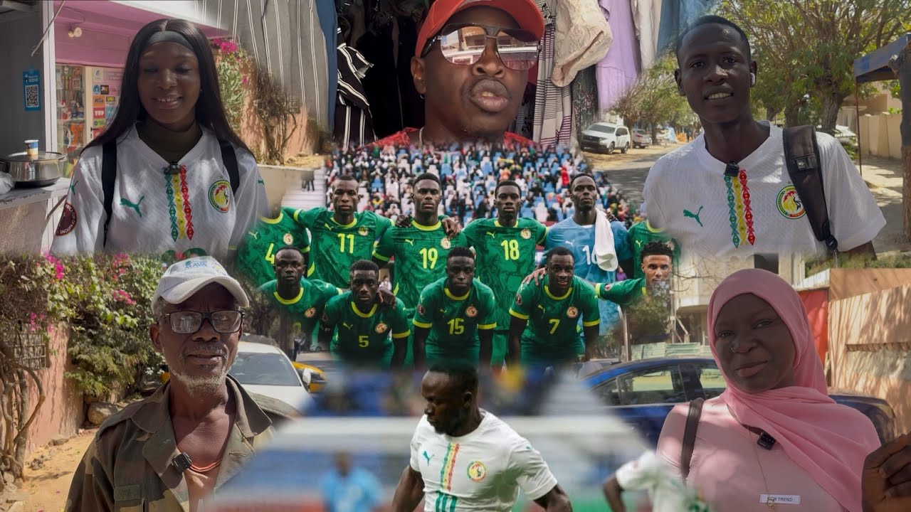 Réactions des sénégalais avant march Sénégal vs Égypte 
