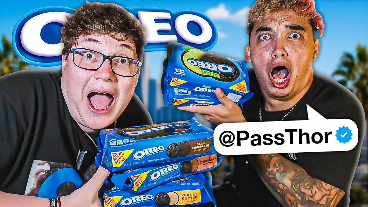 Probamos TODAS las Oreos raras de Estados Unidos 🇺🇸😱 (con PassThor)