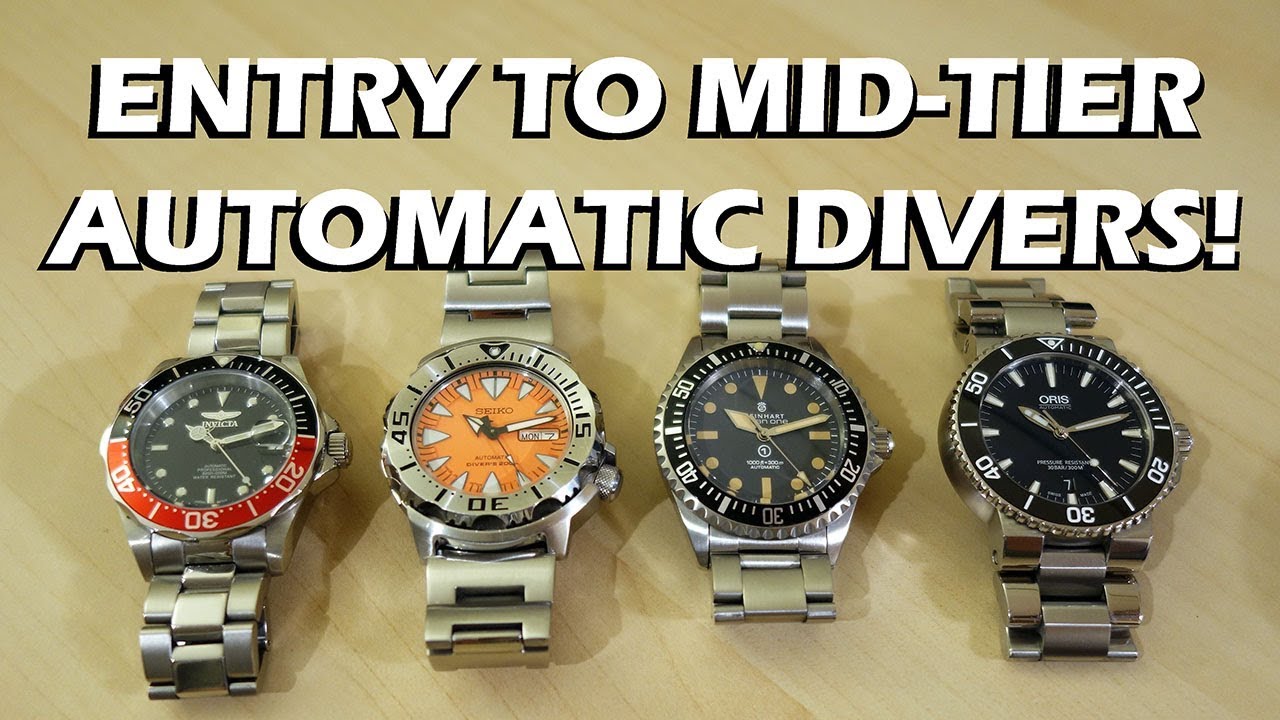 Automatic Dive Watch Entry to Mid-Tier Comparison: Invicta, Seiko, Steinhart, Oris - Perth WAtch #71