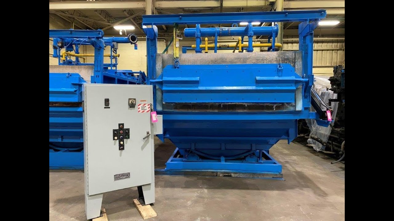 Used Schaefer Reverb Tilting Melting And Holding Gas Furnace #4906