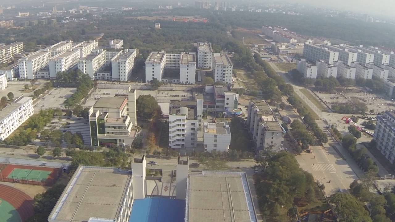 南昌 江西农业大学北区 四轴航拍机 Jiangxi Agricultural University Aircraft Shooting