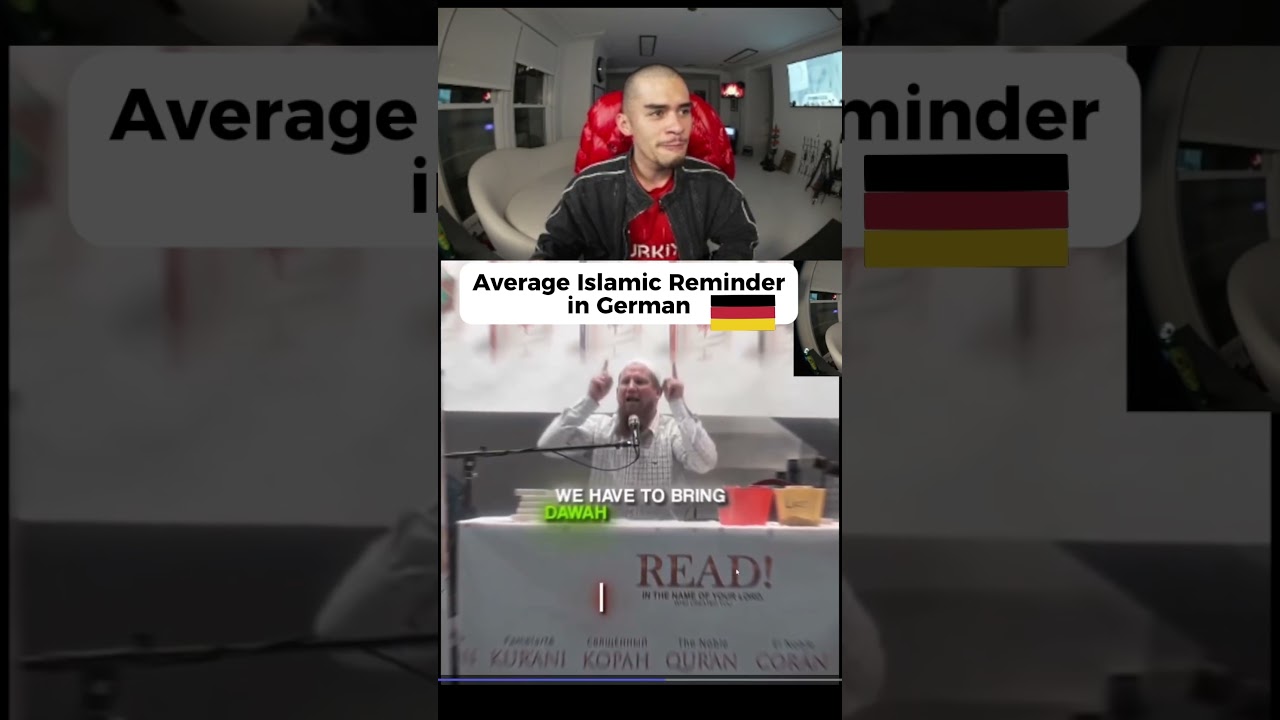 Average Islamic Reminder in German Language - @SNEAKO - SNEAKO reacts