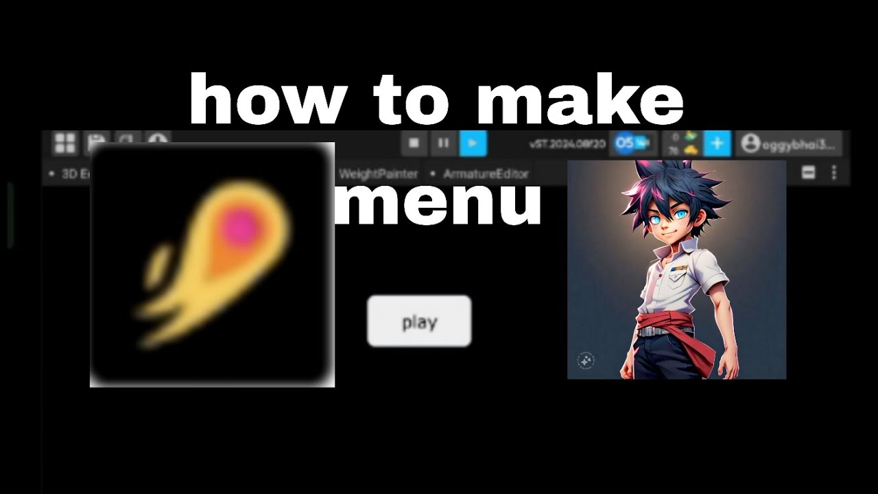 how to make menu in its magic