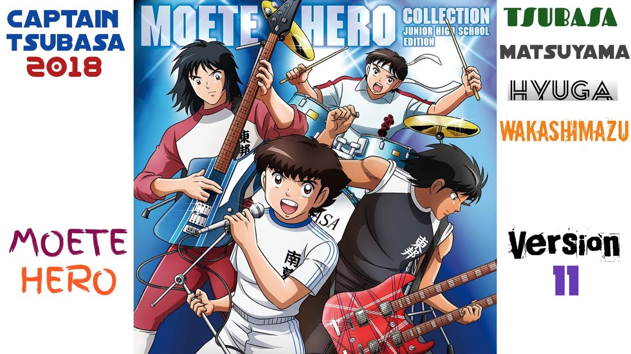 Captain Tsubasa (2018) Moete Hero Collection [Track 11] Kojiro,Tsubasa,Ken,Jun,Taro,Genzo & Hikaru