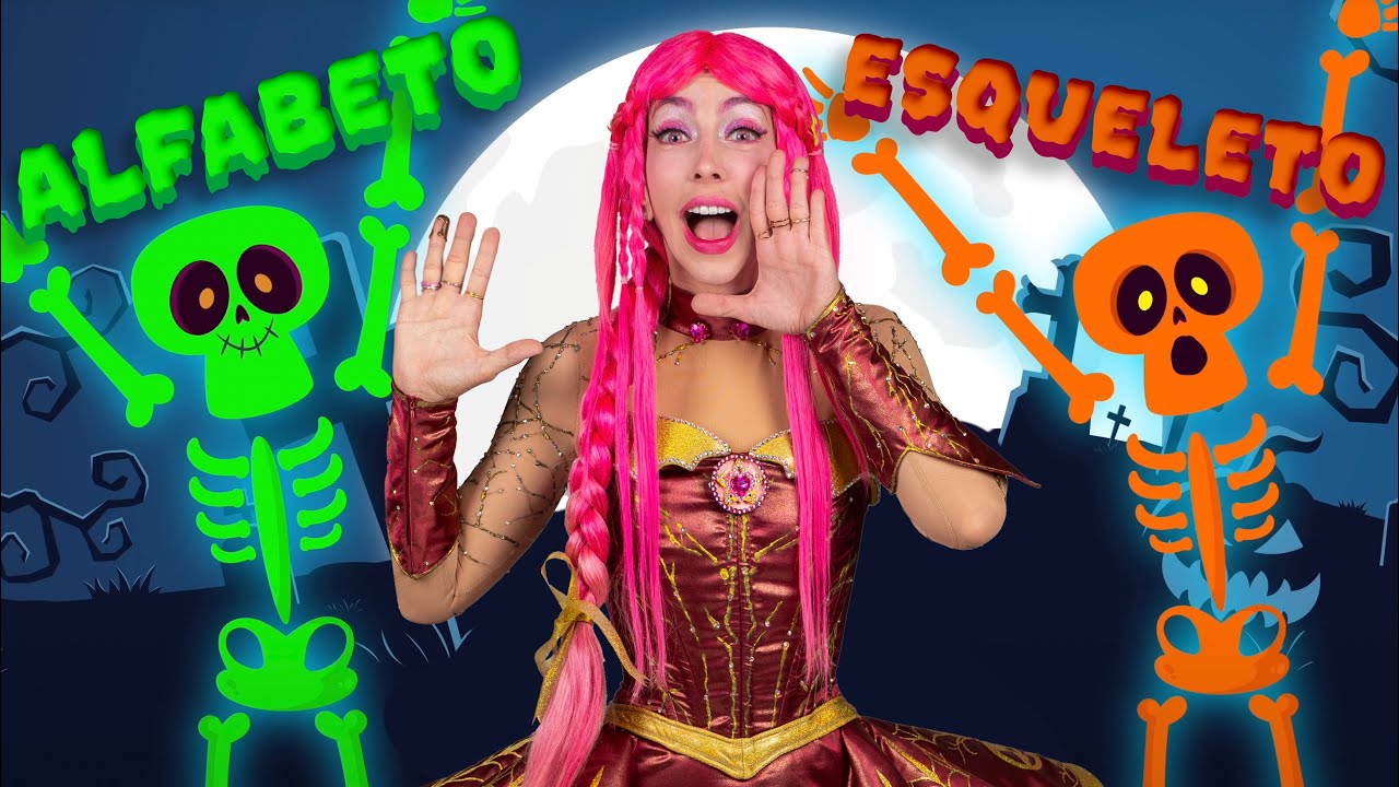 Luli Pampín 💀 EL ALFABETO DEL ESQUELETO 💀 (Official Video) #halloween #esqueletos #abecedario