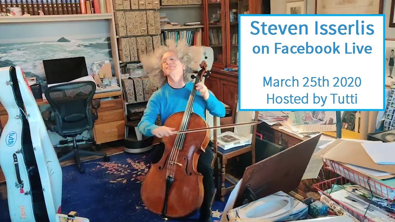 Steven Isserlis' children's concert over Facebook live