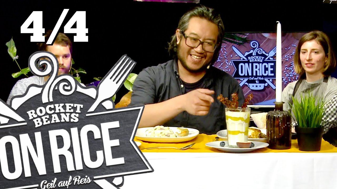 [4/4] Hack- gegen Gemüse-Lasagne: Nils & Sofia vs Gunnar & Jens | Rocket Beans On Rice | 13.04.2016