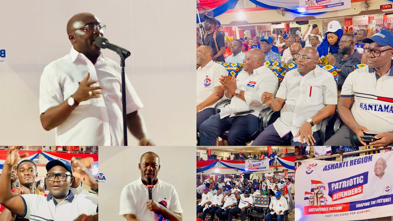 Massive 🔥 Dr. Bawumia & Napo Campaign storms Bantama with Asenso-Boakye and Abu Jinapor with Tension