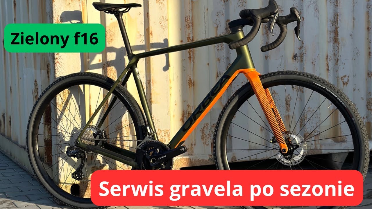 Serwis gravela Orbea Terra po sezonie użytkowania przez @ZielonyF16 | bikechill.pl |