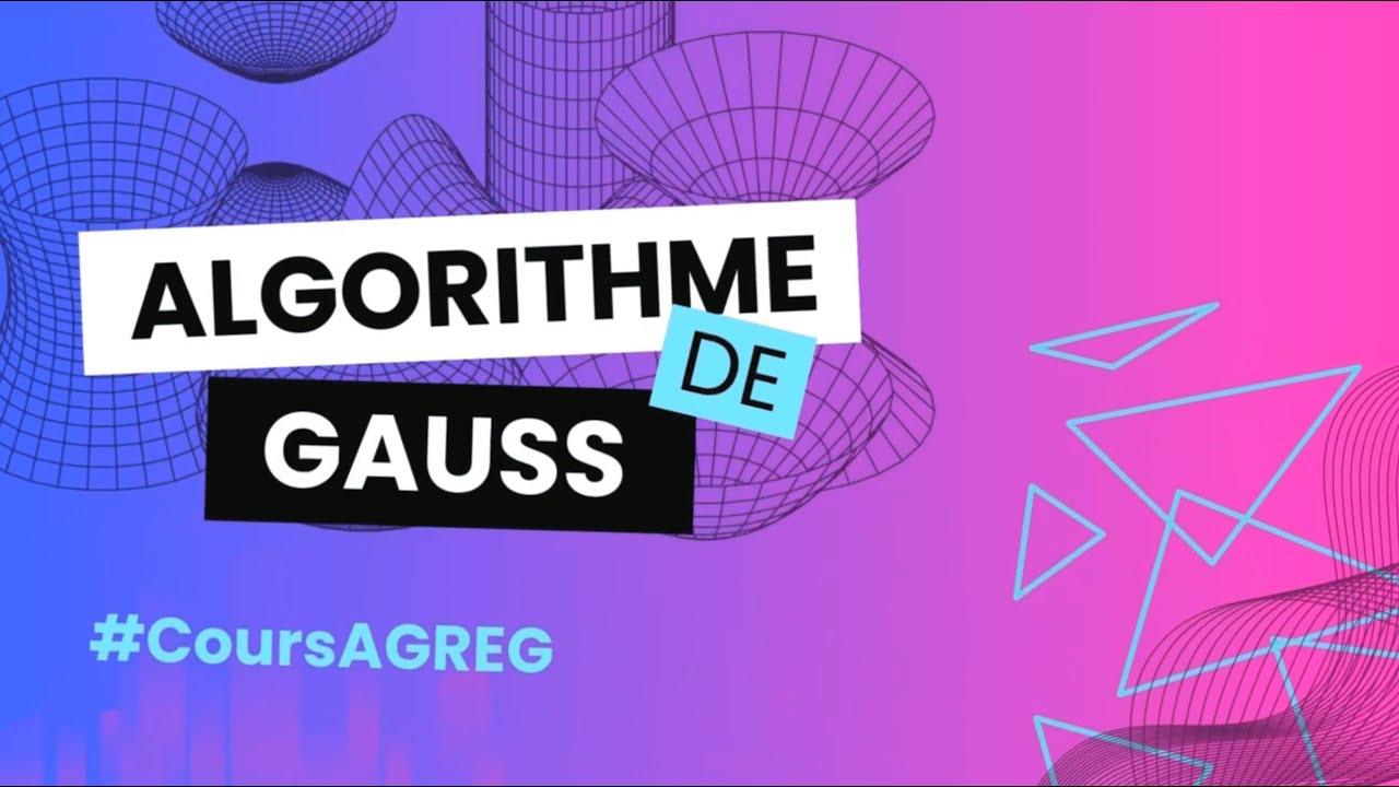 Cours d'agreg (1/8) sur les formes quadratiques: Algorithme de Gauss