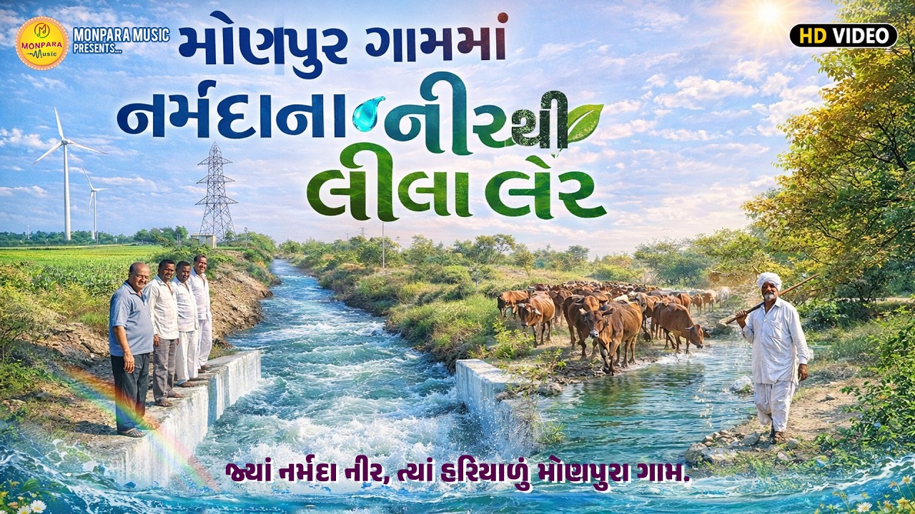 મોણપુર ગામમાં નર્મદા ના નીરથી લીલા લેર | જ્યાં નર્મદા નીર, ત્યાં હરિયાળું મોણપુરા ગામ | મોણપુર ગામ