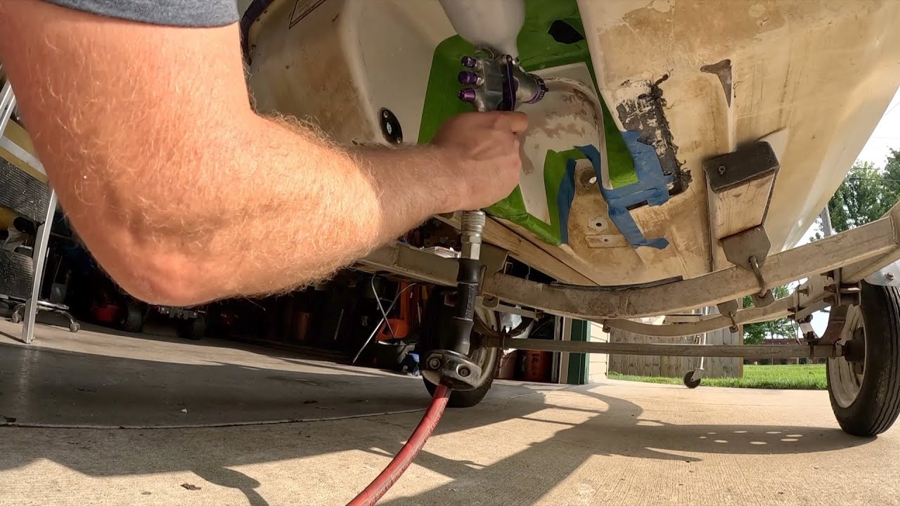 Spray painting Jetski fiberglass repair, will it work?