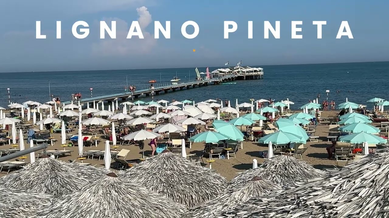 Lignano Sabbiadoro, Italy - Cycling From Lignano Pineta to Lignano Sabbiadoro
