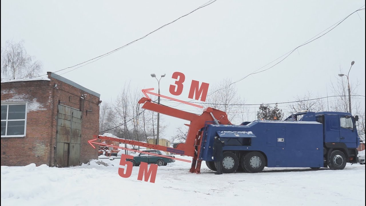 Переоборудование МАЗ-6312C9 в специализированный аварийно-спасательный эвакуатор.