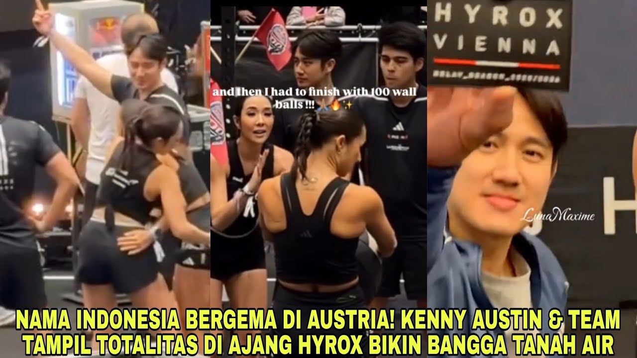Nama Indonesia Bergema di Austria❗Kenny Austin & Team Tampil Totalitas di Ajang HYROX Bikin Bangga