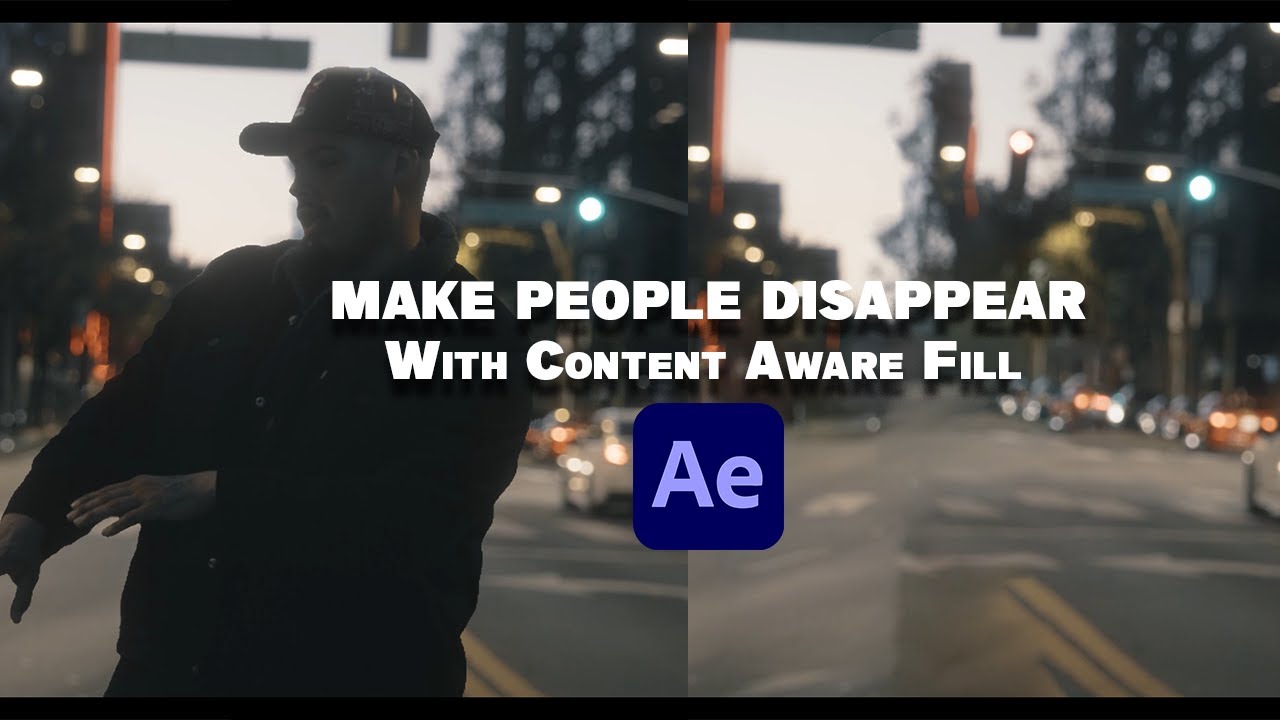 Make People Disappear (AFTER EFFECTS TUTORIAL)