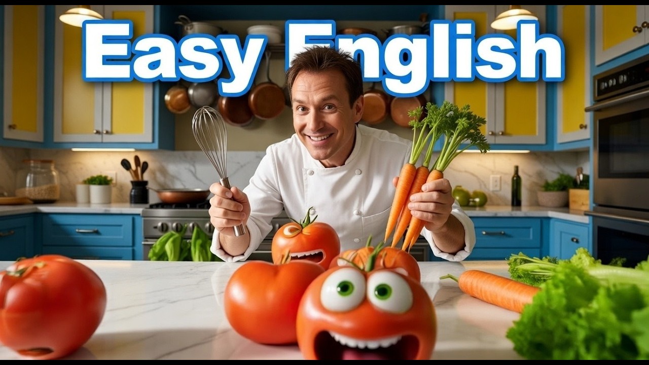 تعلم الإنجليزية من المطبخ 🍳 | 20 فعل مهم بسهولة + مفاجأة في النهاية 😄