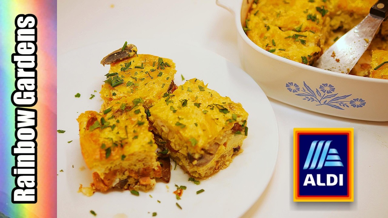 Springtime Egg Casserole - Got Eggs?  ALDI and a Garden