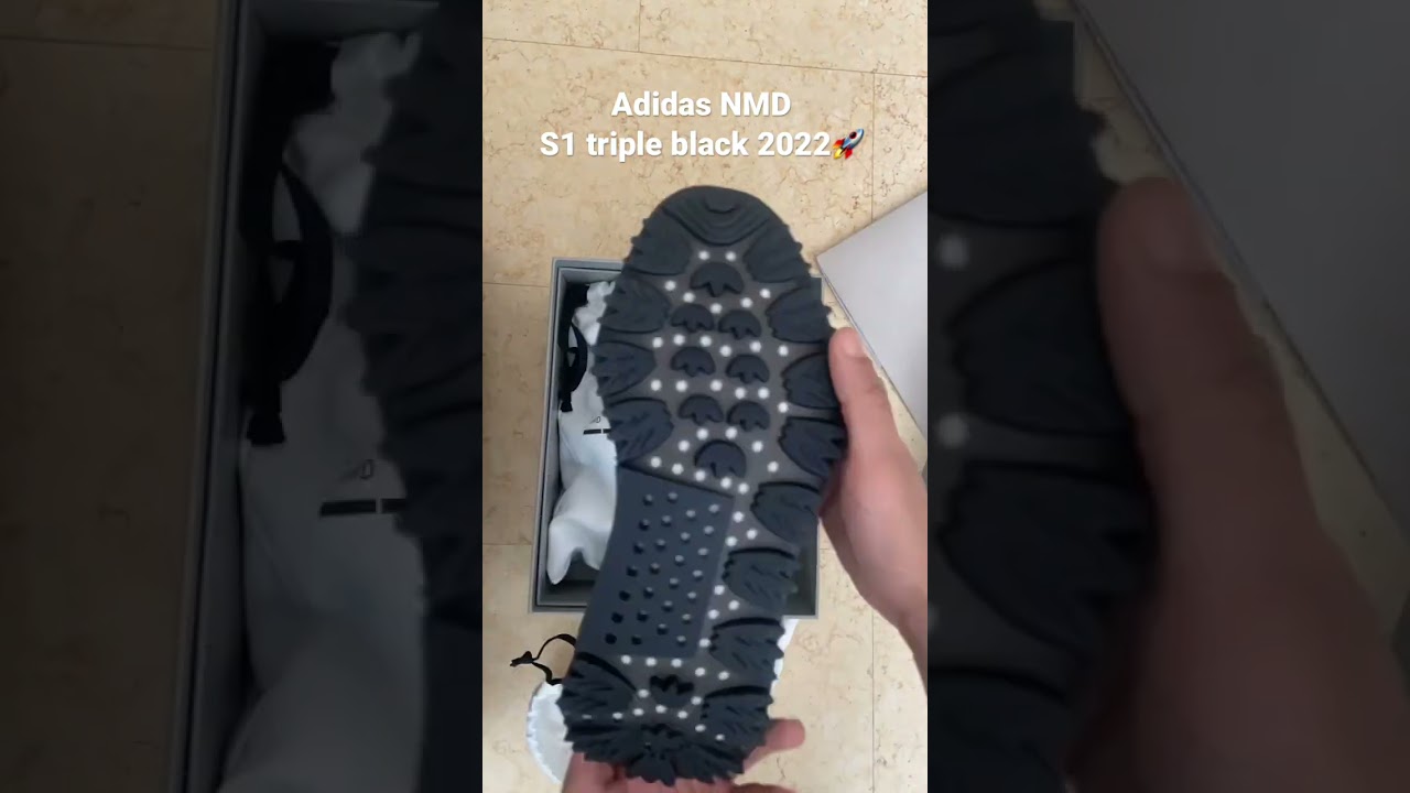 Adidas NMD S1 Triple Black 2022 | Adidas Originals 2022  | Best adidas 2022 Sneakers
