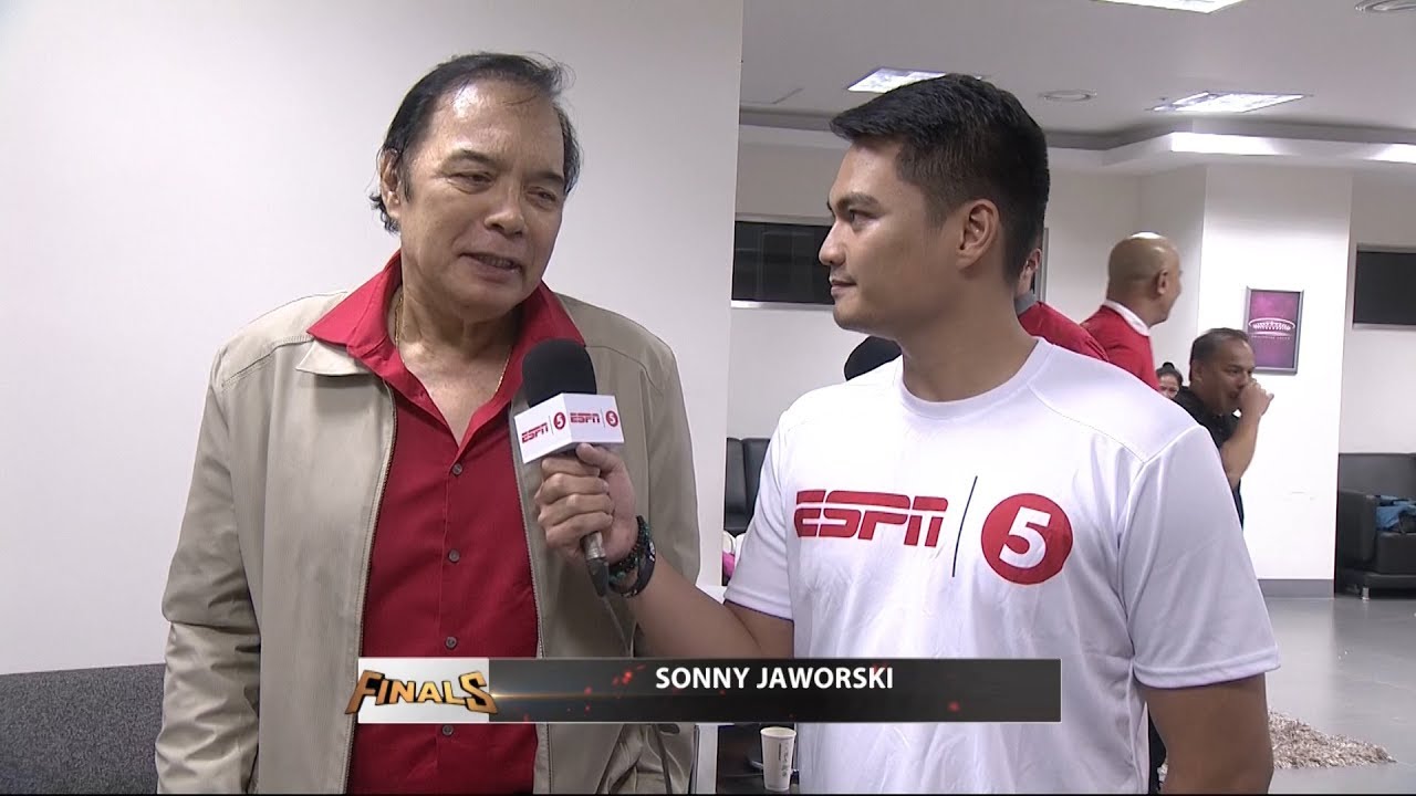 Jaworski Celebrates with Ginebra | PBA Governors’ Cup 2017
