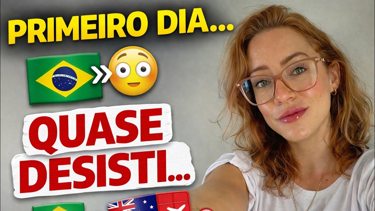 Primeiro dia de aula na Austrália. 