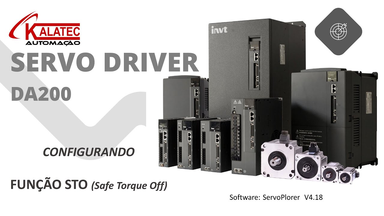 Servo Motor KALATEC -INVT:  Como configurar o recurso  STO nos servos motores?